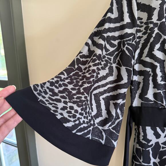 VTG Y2K 90's myMichelle V Neck Babydoll Fairy Grunge Dress SZ M Sparkle Wild - Picture 4 of 9